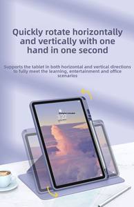 Support intelligent à rotation de 360 degrés, étui pour tablette en cuir PU antichoc dissipant la chaleur <span class=keywords><strong>iPad</strong></span> 10.<span class=keywords><strong>2</strong></span> 7e/8e/9e <span class=keywords><strong>iPad</strong></span> <span class=keywords><strong>Air</strong></span> 4/5 - Product Image 6