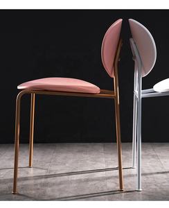 Cadeiras de plástico empilháveis do restaurante DC-1433, modelo original de alta qualidade com pernas de metal - Product Image 4