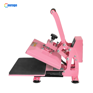 New 23*30cm xách tay nhỏ Nhiệt Báo Chí cho T-Shirt logo nhãn chuyển máy in với LED hiển thị - Product Image 4