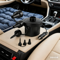 Nouveau 2025 Souffleur d'air portable à gonflage rapide pour piscine, injecteur, mini pompe de gonflage pour coussin, pompe de camping, purificateur d'air de voiture