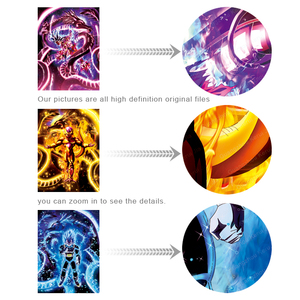 Póster 3D de Anime Personalizado al por Mayor, Póster 3D de Dragon Ball Z, <span class=keywords><strong>Goku</strong></span>, Wukong, Vegeta, Frieza, Póster Lenticular 3D de Anime, Imágenes 3D - Product Image 3