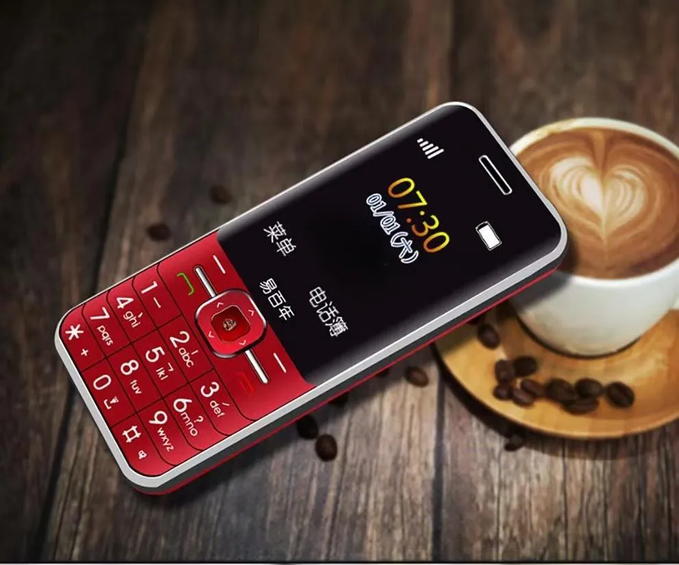 Ponsel tombol fitur Anadroid 4G kustom dengan Facebook T9 Keypad Keyboard harga rendah ponsel Keypad Android Lte 4G