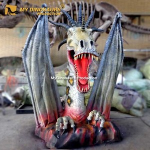 Decoración al aire libre que fuma dragón animatronic - Product Image 5