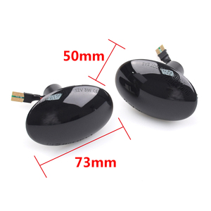 Feux latéraux dynamiques à LED pour MINI Cooper R55 R56 R57 R58 R59 2007-2013 Répéteur LED <span class=keywords><strong>Clignotant</strong></span> Indicateur de flux - Product Image 2