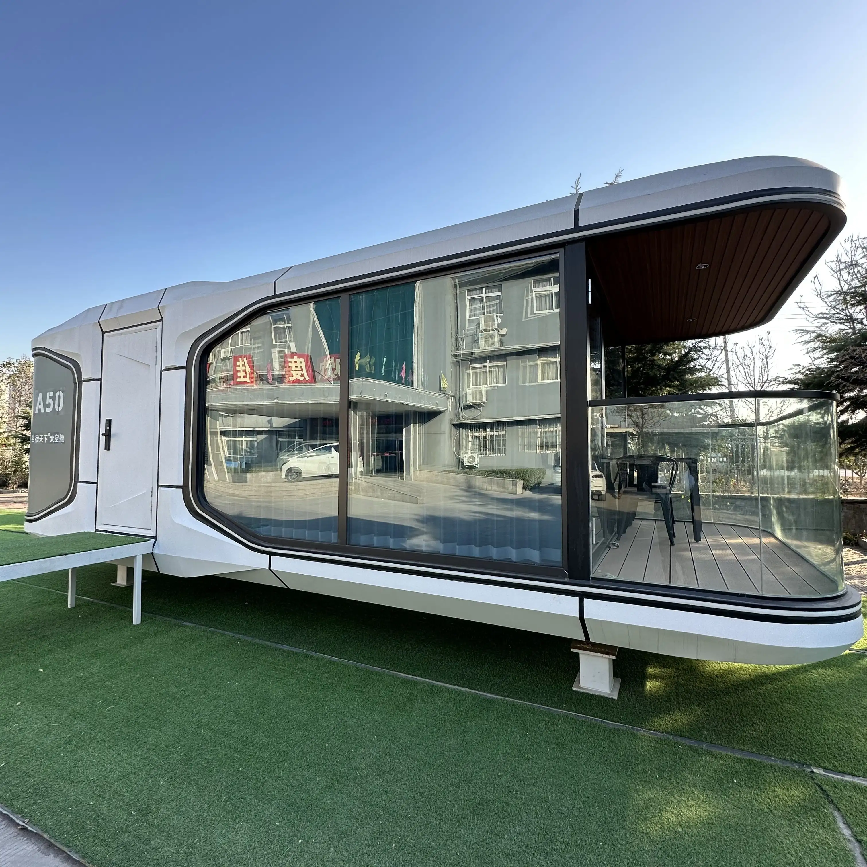 Capsul Nhà Thương mại Nhà viên nang E7 mô hình etong nhà không gian nhà viên nang với nhà bếp cuộc sống sản phẩm nhà