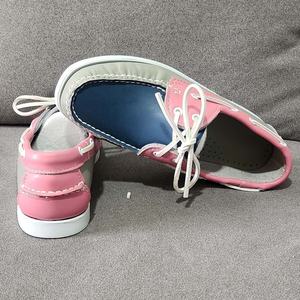 Chaussures d'été pour hommes en cuir véritable souple, à lacets, plateforme pieds nus, antidérapantes, respirantes, mocassins, chaussures <span class=keywords><strong>bateau</strong></span>, semelle intermédiaire EVA - Product Image 2