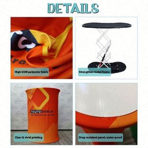 Foldable Aluminum Custom Trade Show Table Counter 3X3 Exhibition Stand Trade Show Booth Table Custom Design Display Counter - Product Image 4