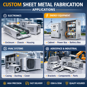 Fabbricazione Personalizzata OEM di Parti in Lamiera, Stampaggio, Piegatura, Saldatura, <span class=keywords><strong>Taglio</strong></span>, Assemblaggio, Chassis e Involucri Industriali in Lamiera - Product Image 6