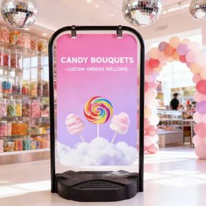 Support d'affichage mural pour affiches avec base à eau pour sites promotionnels - Product Image 2