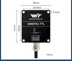 Witmotion <span class=keywords><strong>MEMS</strong></span> chống rung kỹ thuật số máy đo độ nghiêng modbus sindt01 (trục x 0.1 Độ) sindt02 (xy 0.1 độ) công nghệ cao cảm biến - Product Image 6