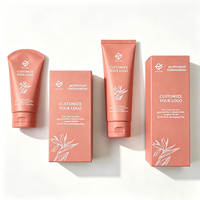 Tubes cosmétiques souples en plastique personnalisés avec logo imprimé, pour crème pour les mains et lotion, emballage vide à presser, avec boîte, fabrication OEM