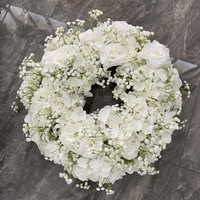 Roses en soie de haute qualité, centres de table pour mariage, fleurs artificielles, couleur personnalisée, marque Wildrealm, décorations de table durables