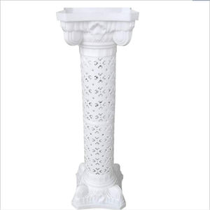 Ornements d'extérieur Vases <span class=keywords><strong>de</strong></span> mariage <span class=keywords><strong>grec</strong></span> 4PCS Colonne romaine creuse en plastique Pilier <span class=keywords><strong>de</strong></span> plante d'intérieur Guide Post Welcome Area - Product Image 2