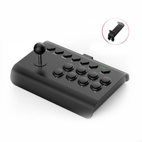 Manette de combat arcade professionnelle pour PS4/Switch 2/iOS/Android, contrôleur de joystick arcade filaire multiplateforme pour jeux de combat