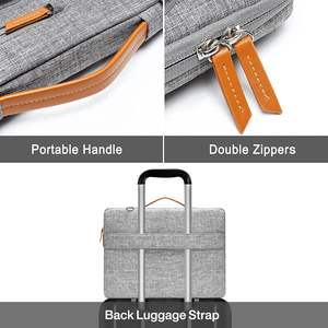 Échantillon gratuit Sac messager classique personnalisé pour homme Sac à bandoulière Sac à main Imperméable en cuir véritable Sac pour ordinateur portable - Product Image 2