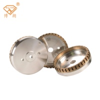 Roue diamantée segmentée de haute qualité 150*8*10 en forme de coupelle pour machine à meuler les bords de verre