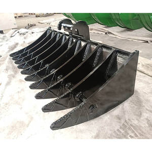 Râteau de haute qualité pour excavatrice <span class=keywords><strong>Bobcat</strong></span>, mini excavatrice <span class=keywords><strong>Bobcat</strong></span> E35, accessoire de râteau à racines à vendre - Product Image 6