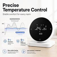 Controlador de Calefacción por Suelo Radiante Tuya, Termostato Inteligente Inalámbrico RF Programable para Caldera de Gas con Alexa, Yandex y Google