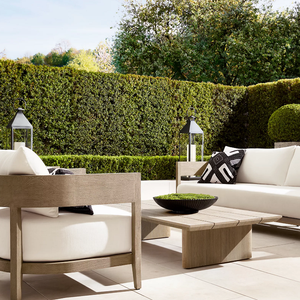 Nuevo Diseño de Sofá de Jardín de Teca, Conjunto de Muebles de Jardín Impermeables para Exteriores, Sofá de Madera de Teca, Conjunto de Sofás para Patio de Hotel - Product Image 3