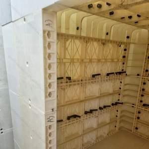 Matériaux de coffrage en béton réglables pour la construction, coffrage en plastique réutilisable pour tunnels, dalles, murs de drainage - Product Image 1