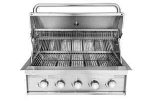 Cuisine extérieure haut de gamme, résistante à la rouille, durable, entièrement en acier inoxydable, barbecue à gaz encastré 5 brûleurs - Product Image 2