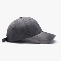 Gorras de Béisbol Vintage al por Mayor, Estilo Dad Hat de 6 Paneles, Sin Estructura, con Logotipo Bordado en 3D, de Algodón Desgastado, Unisex para Adultos, con Hebilla Metálica