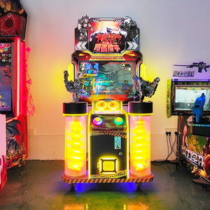 Máquina de juego de disparos Arcade que funciona con monedas, simulación de tiro Skye oscurecido, 2 <span class=keywords><strong>pistolas</strong></span> para máquinas expendedoras, grúa de boxeo para muñecas - Product Image 3