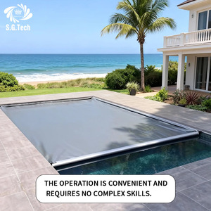 Couverture de <span class=keywords><strong>piscine</strong></span> en PVC robuste Water Crown pour utilisation hivernale, pour piscines enterrées et <span class=keywords><strong>hors</strong></span> <span class=keywords><strong>sol</strong></span>, résistante aux UV, avec vannes de drainage, installation facile - Product Image 4