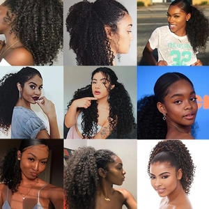 CJ580 วิกผมหางม้าหยิก T1B-BUGT4-271B ลวดทนความร้อนสูง ใช้งานง่าย สีไล่ระดับสำหรับผู้หญิง - Product Image 5