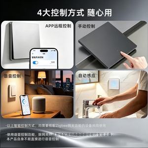 Sensor de Presencia Humana Tuya Zigbee de Onda Milimétrica, Estándar Europeo, Detector de Ocupación, Control por Voz y Aplicación Remota, Automatización del Hogar Inteligente - Product Image 5