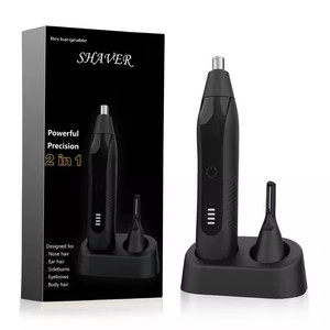 Tondeuse électrique pour poils du nez, batterie au lithium, rechargeable par USB, étanche, portable, pour les oreilles, le visage, les sourcils, pour hommes, usage domestique, camping-car - Product Image 5