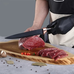 High Quality 6 Pcs Professional Chef Knives Sets Utility Knife Non-stick Stainless Steel Kitchen Knife with <b>Acrylic</b> <b>Block</b> - Product Image 3