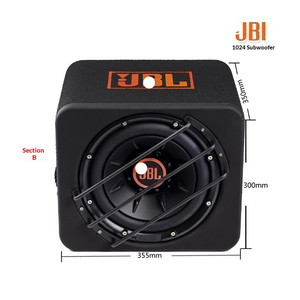 Para Audio de Auto, <span class=keywords><strong>Subwoofer</strong></span> <span class=keywords><strong>Activo</strong></span> de 10 Pulgadas y 12V para CLUB1024, Amplificador de Gran Potencia, Actualización Profesional OLIVER, Rango de Sonido 91-100dB - Product Image 2