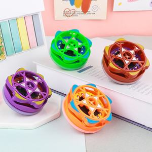 <span class=keywords><strong>Toupie</strong></span> en plastique lumineuse et rotative, jouet portatif pour bébés, jeu de combat à deux joueurs, 0-24 mois, vente en gros - Product Image 4