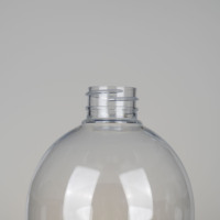 Distributeur de shampooing rechargeable de haute qualité, anti-fuite, durable, en plastique PET transparent, bouteille de savon liquide