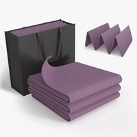 Tapis de yoga pliant en TPE imprimé durable de haute qualité personnalisé tapis de yoga de camping antidérapant durable fabriqué en usine