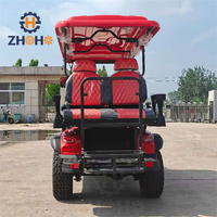 Voiturette de golf électrique tout-terrain 6 places, 4 roues, scooter électrique, certifiée CE, en promotion