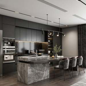 Smart Indoor&<b>Outdoor</b> Modern Designed Kitchen <b>Cabinets</b> Pulled Wardrobes Drawers With Handle or Knob - Product Image 6