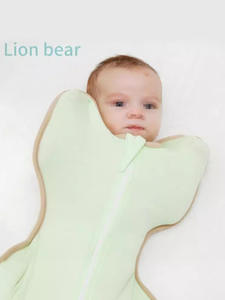 ผ้าห่อตัวเด็กทารก ผ้าฝ้ายหวีอย่างดี ป้องกันการสะดุ้ง ผ้าห่อตัวเด็กแรกเกิด ถุงนอน พร้อมความยืดหยุ่น - Product Image 6