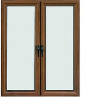 Ventanas de PVC de plástico con diseño de estilo francés, toldo abatible combinado de PVC de doble acristalamiento, Ventanas insonorizadas de PVC Upvc