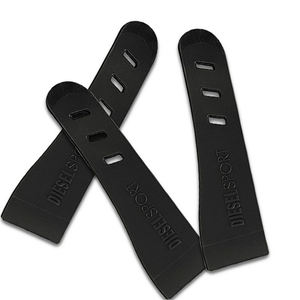 Le plus récent bouton pression de vêtement personnalisé recyclé TPU noir ruban magique moderne Rectangle maille décoration plastique pour vêtements - Product Image 6