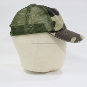 Gorra de béisbol de camuflaje desgastada con bordado personalizado, gorra de camionero de malla ajustable, estilo vintage, moderna y transpirable para exteriores y uso diario - Product Image 4