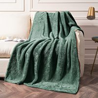 Moins cher Polyester coréen une couleur choix de la maison drap de lit polaire jeter couverture lourde 6kg livraison directe pour les dames