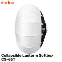 Godox CS-65T 65cm Lanterne Softbox Ronde Portable à Installation Rapide pour Flash de Studio Monture Bowens et Lumière LED en Direct