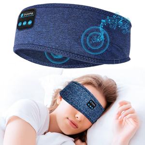 Bandeau de sommeil 2 en 1 pour le confort Casque sans fil Microphone intégré pour votre musique et vos appels Convient aux exercices de <span class=keywords><strong>yoga</strong></span> - Product Image 1