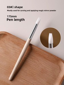 Pincel <span class=keywords><strong>de</strong></span> silicona <span class=keywords><strong>para</strong></span> decoración <span class=keywords><strong>de</strong></span> uñas con mango <span class=keywords><strong>de</strong></span> <span class=keywords><strong>madera</strong></span>, estilo japonés, multifuncional, agarre cómodo, herramienta <span class=keywords><strong>para</strong></span> tallar y pintar, varilla <span class=keywords><strong>para</strong></span> uñas - Product Image 5