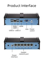 Intel Core i3 i5 i7 6 LAN minipc RAM ddr4 Office Public Firewall Pfsense Router Personal mini pc Computer avec Win 11 Linux