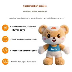 Costume de personnage de dessin animé personnalisé PP coton remplissage peluche <span class=keywords><strong>mascotte</strong></span> couvre-chef pour la marche Performance inspiré animaux marins - Product Image 4