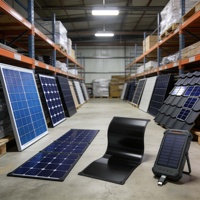 Paneles Solares Monocristalinos de Silicio ETFE de Alta Eficiencia 100w 200w 250w 300w 350w 400w Personalizables y Flexibles