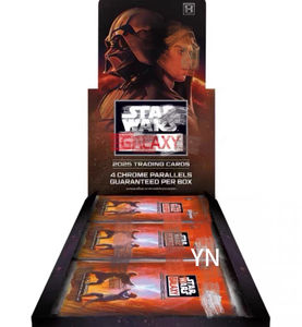 Boîte <span class=keywords><strong>de</strong></span> collection <span class=keywords><strong>de</strong></span> cartes à collectionner Topp StarWares Chrome Galaxy Hobby 2023, boîte non ouverte, collectionneurs, fans, cartes à collectionner, collection <span class=keywords><strong>de</strong></span> cartes <span class=keywords><strong>de</strong></span> <span class=keywords><strong>film</strong></span> Skywalker - Product Image 1